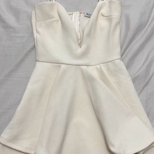 2 for 25❗️Fashion Nova Ivory Romper